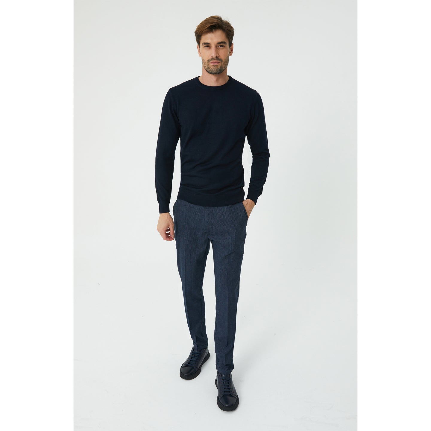 Navy Trousers